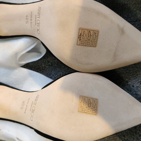 Saeda 100 Jimmy Choos Size 40 1/2 - Picture 5 of 14
